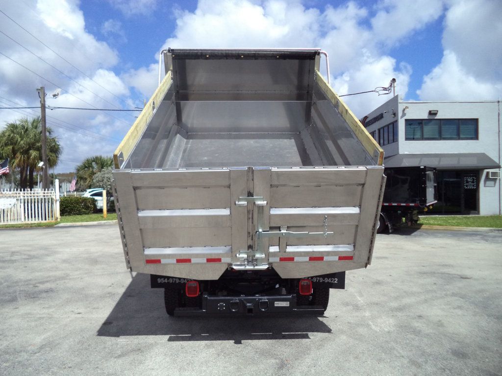 2021 Isuzu NPR HD Gas w/ New 14ft Landscape Body Aluminum Dump Truck - 22999104 - 22