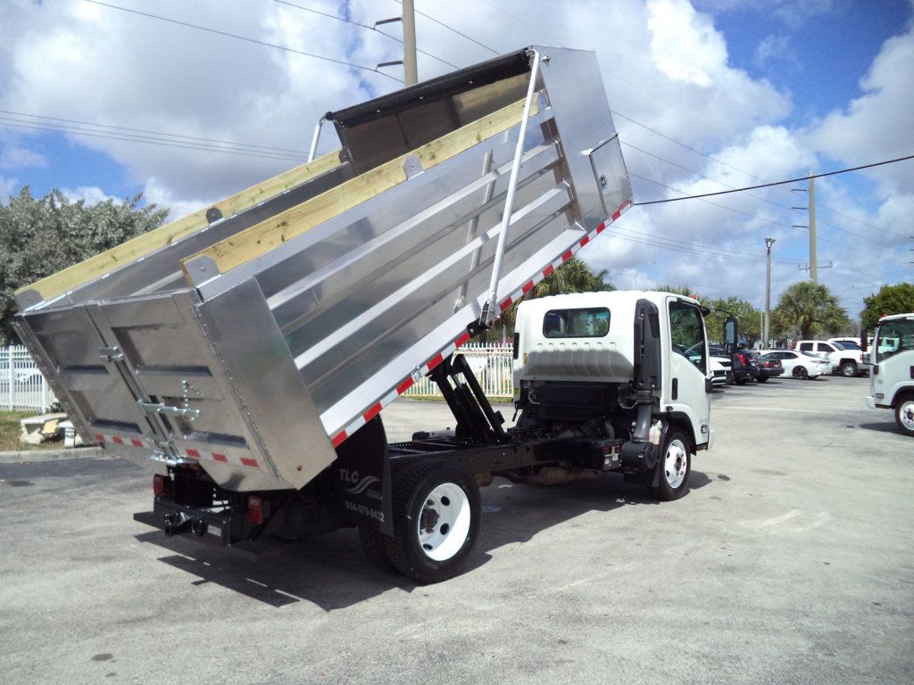 2021 Isuzu NPR HD Gas w/ New 14ft Landscape Body Aluminum Dump Truck - 22999104 - 24