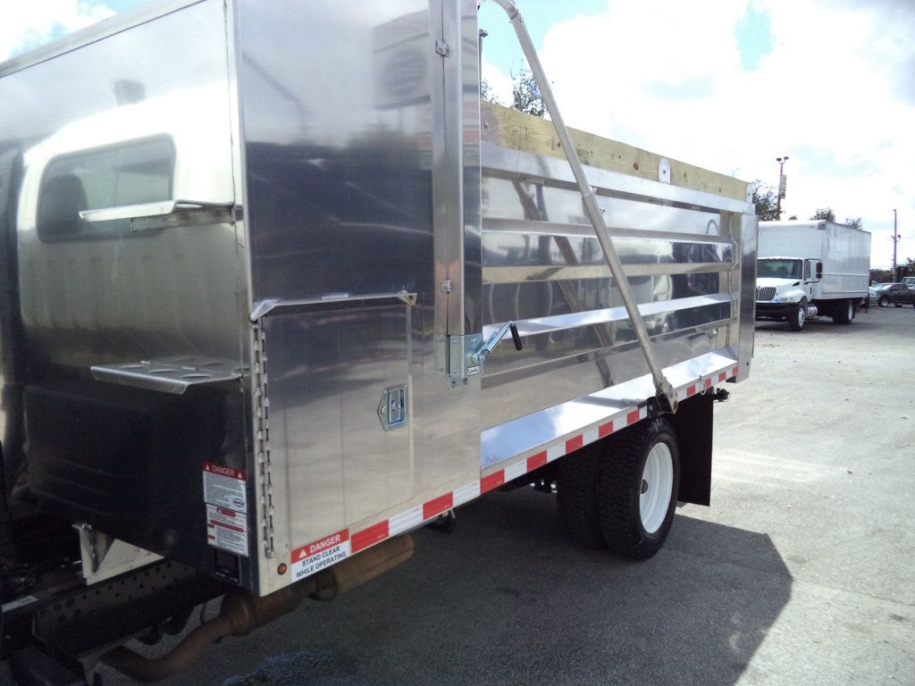 2021 Isuzu NPR HD Gas w/ New 14ft Landscape Body Aluminum Dump Truck - 22999104 - 39