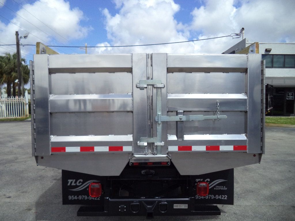 2021 Isuzu NPR HD Gas w/ New 14ft Landscape Body Aluminum Dump Truck - 22999104 - 44