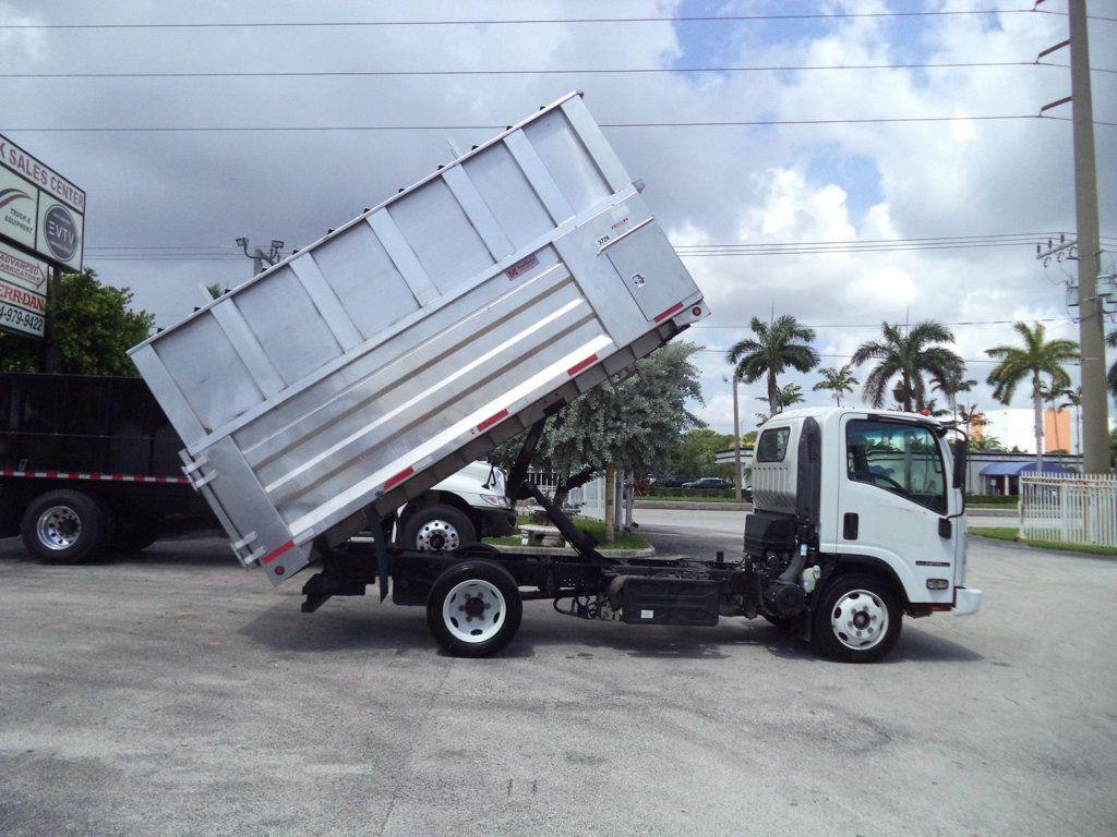 2021 Isuzu NPR-XD w/ 14ft Aluminum Chipper Dump Landscape Dump Truck - 23071362 - 29