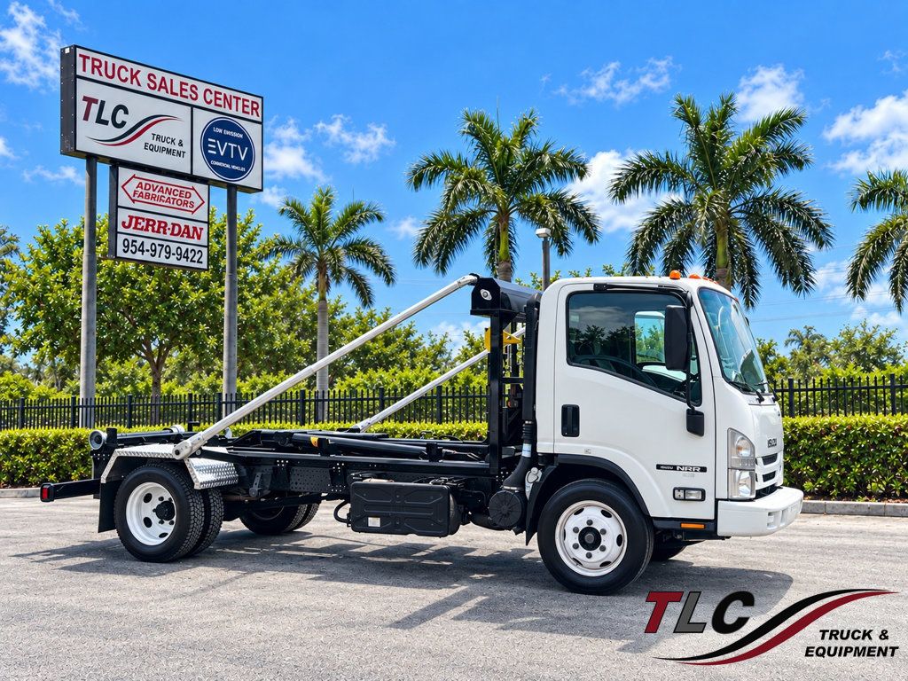 2021 Isuzu NRR w/ Hyva 13K Hooklift Rolloff Trash Container Truck - 23092301 - 0