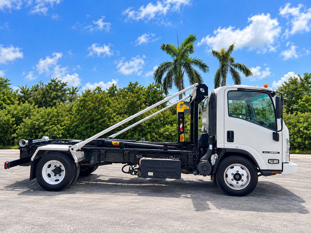 2021 Isuzu NRR w/ Hyva 13K Hooklift Rolloff Trash Container Truck - 23092301 - 3