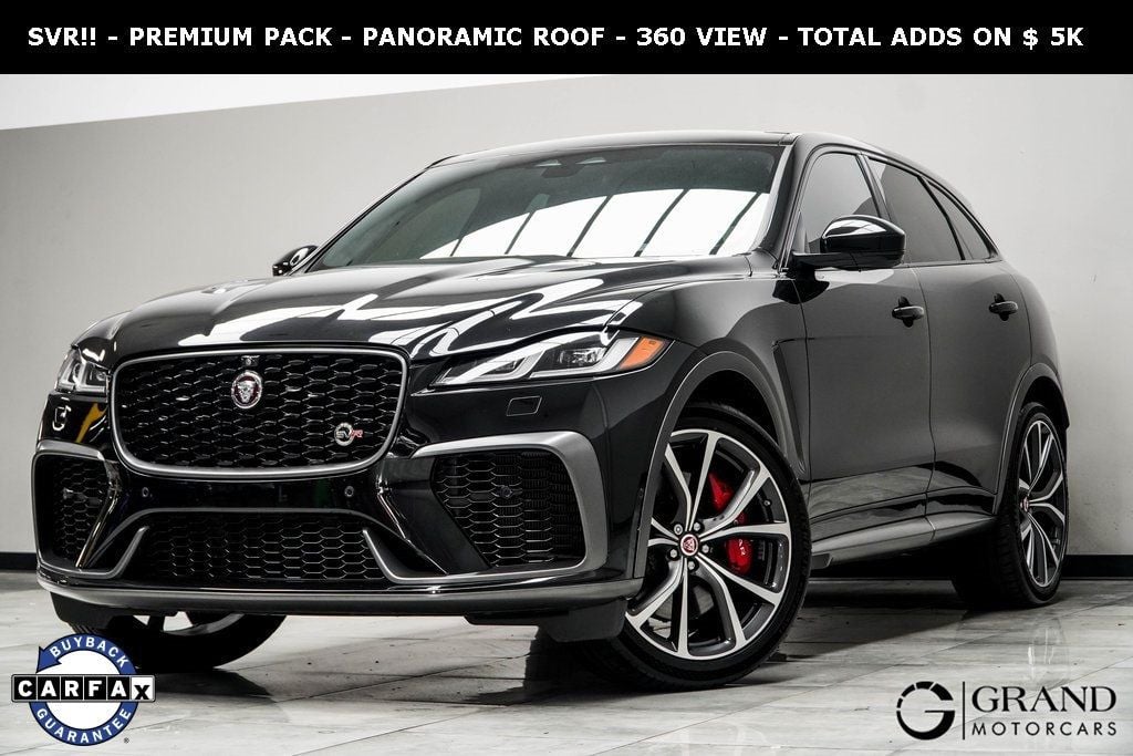 Used 2021 Jaguar F-Pace SVR with VIN SADCZ2EE8MA674470 for sale in Kennesaw, GA