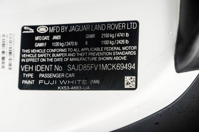 2021 Jaguar F-TYPE Convertible Automatic R-Dynamic AWD - 22952002 - 43