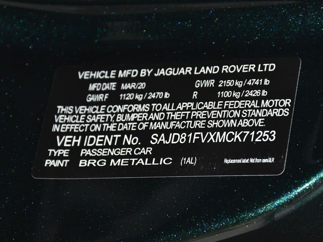 2021 Jaguar F-TYPE R-Dynamic - 23061450 - 16