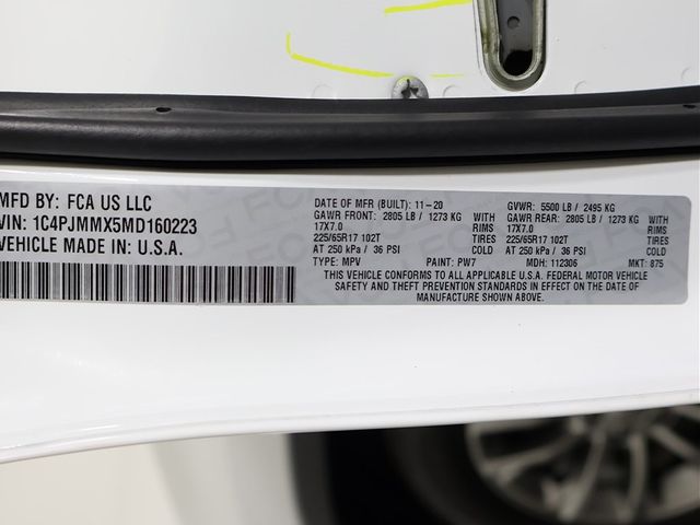 2021 Jeep Cherokee Latitude Lux 4x4 - 22947976 - 49