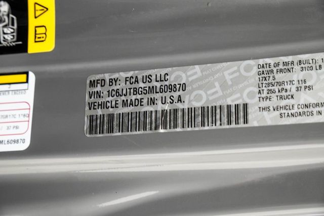 2021 Jeep Gladiator Rubicon 4x4 - 23032721 - 44