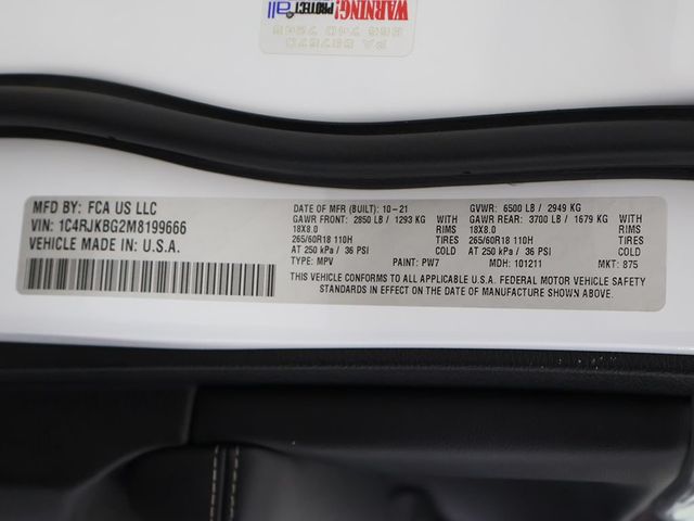 2021 Jeep Grand Cherokee L Limited 4x4 - 23034284 - 63