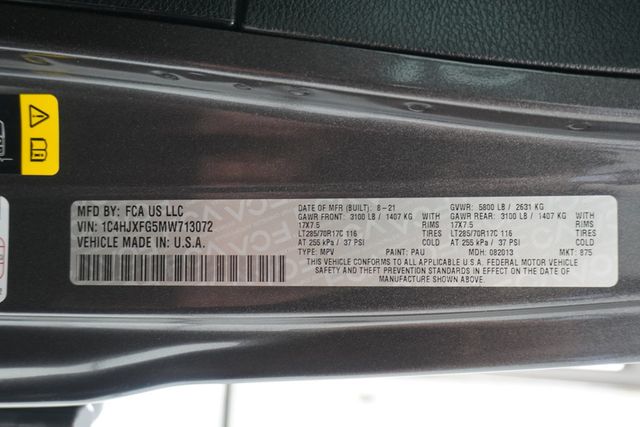 2021 Jeep Wrangler Unlimited Rubicon - 22986035 - 33