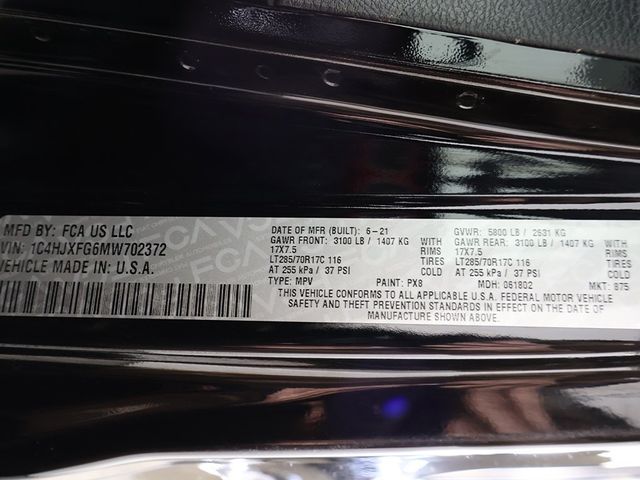 2021 Jeep Wrangler Unlimited Rubicon - 22978622 - 46