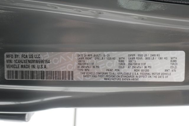 2021 Jeep Wrangler Unlimited Sahara - 23038686 - 34