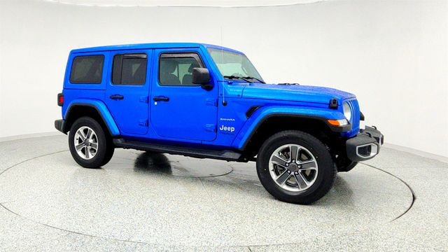 2021 Jeep Wrangler Unlimited Sahara 4x4 with Sky One-Touch Power Top - 22961919 - 2