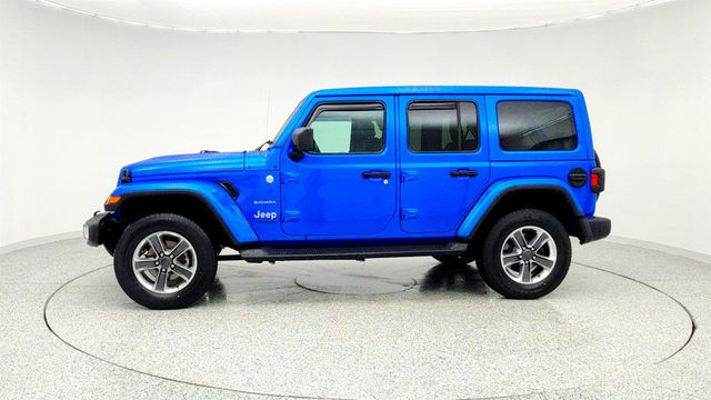 2021 Jeep Wrangler Unlimited Sahara 4x4 with Sky One-Touch Power Top - 22961919 - 7