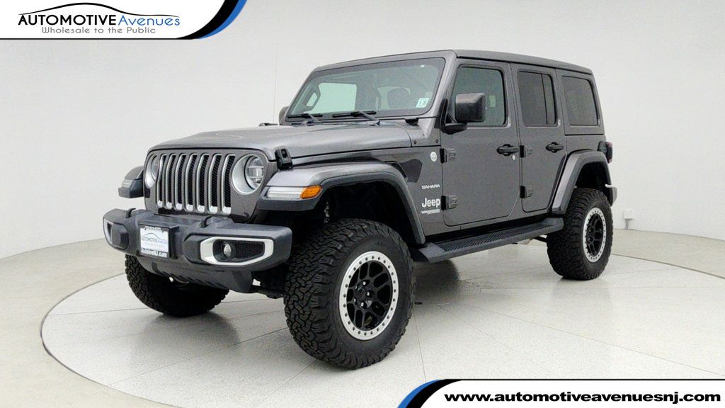 2021 Jeep Wrangler Unlimited Sahara 4x4 w/ Sky One-Touch Power-Top & 4C Navigation - 22951230 | Video 1