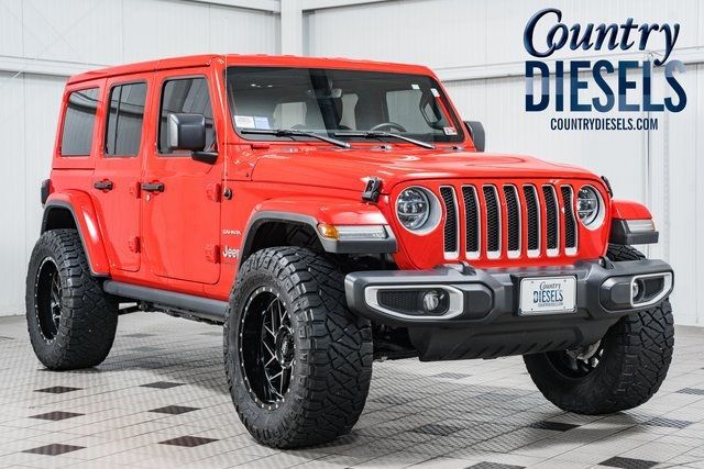 2021 Used Jeep Wrangler Unlimited Sahara Lifted at Country Auto Group  Serving Warrenton, VA, IID 21842707