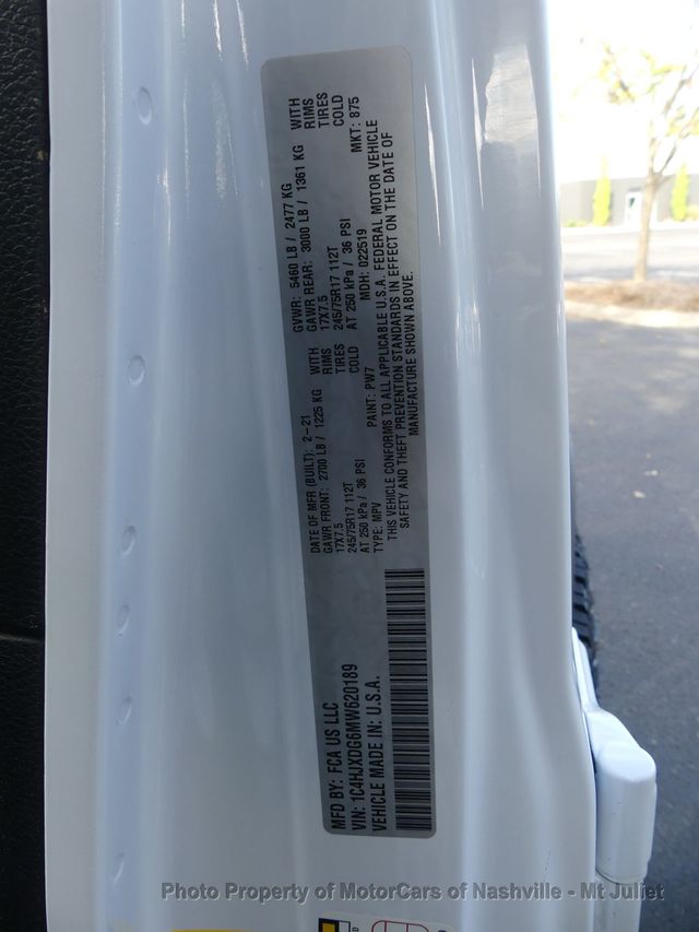 2021 Jeep Wrangler Unlimited Sport S 4x4 - 23093555 - 56