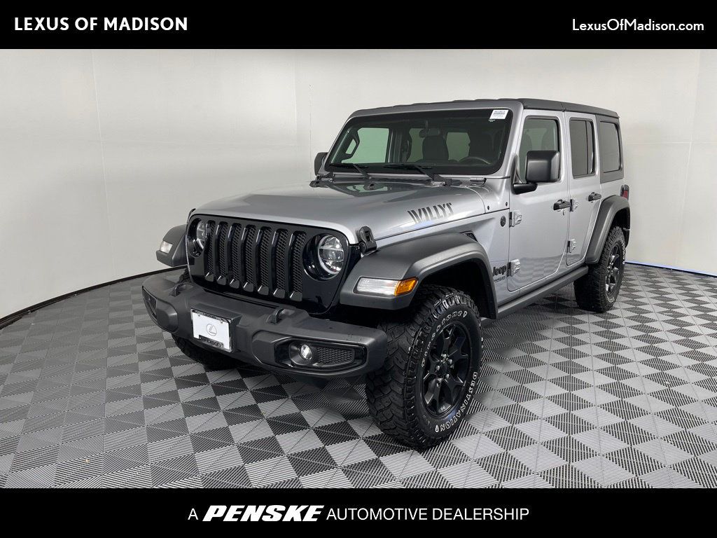 2021 Used Jeep Wrangler Unlimited Willys at PenskeCars.com Serving ...