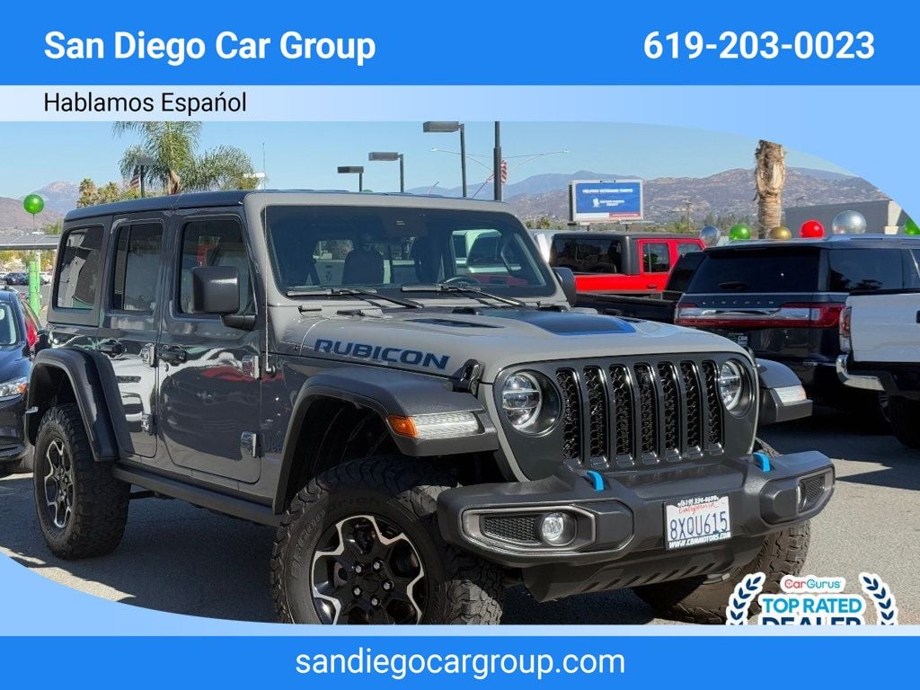 2021 Jeep Wrangler 4xe Unlimited Rubicon - 22680499 - 0