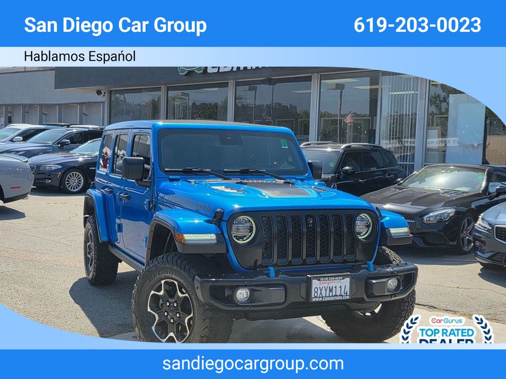 2021 Jeep Wrangler 4xe Unlimited Rubicon - 22872120 - 0