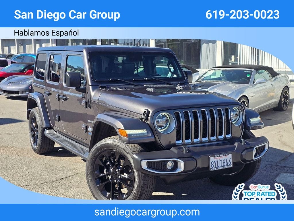 2021 Jeep Wrangler 4xe Unlimited Sahara - 22682185 - 0