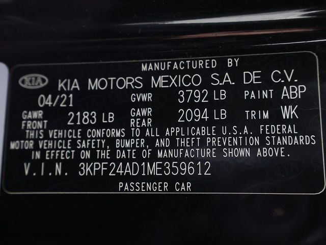 2021 Kia Forte LXS IVT - 22948927 - 36