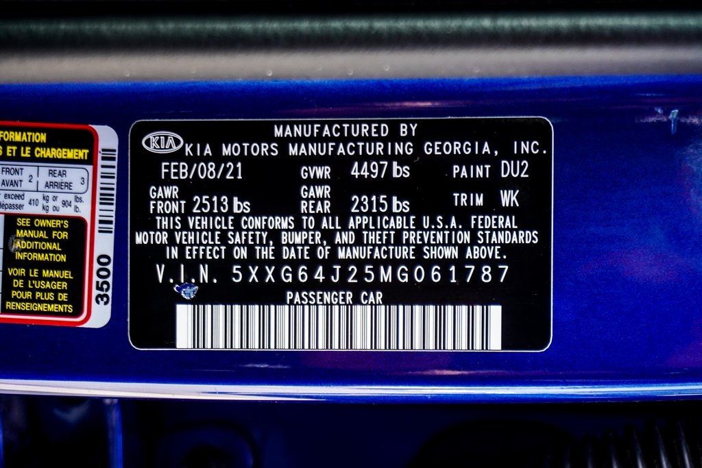 2021 Kia K5 GT-Line photo 44