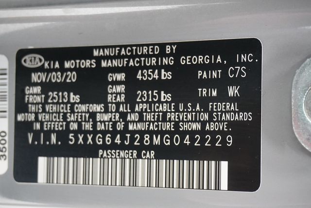 2021 Kia K5 GT-Line Automatic FWD - 22935408 - 26