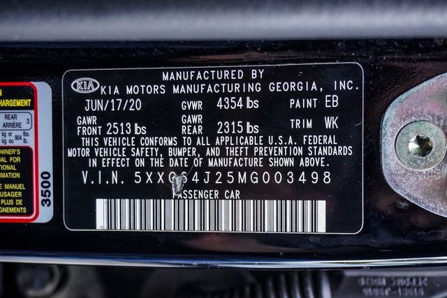 2021 Kia K5 GT-Line Automatic FWD - 22953109 - 43