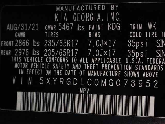 2021 Kia Sorento LX AWD - 22951986 - 48