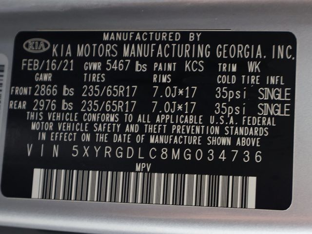 2021 Kia Sorento LX AWD - 23086940 - 48