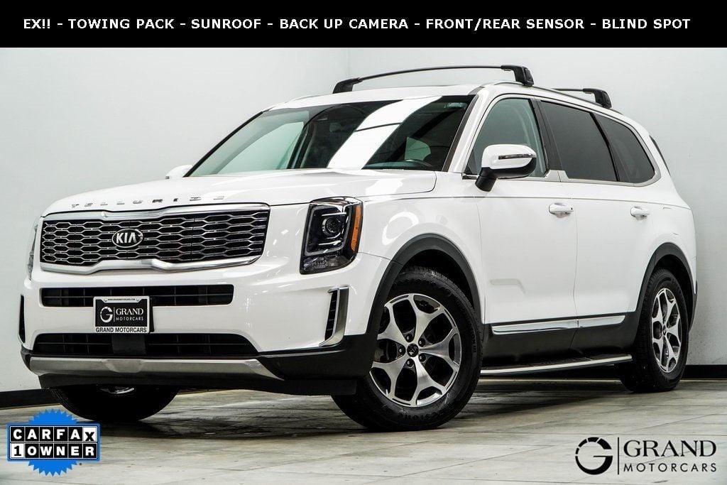 Used 2021 Kia Telluride EX with VIN 5XYP3DHC7MG129672 for sale in Kennesaw, GA