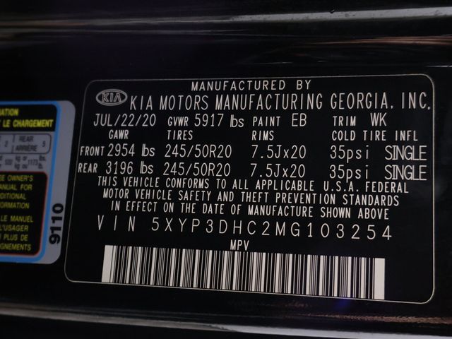 2021 Kia Telluride EX AWD - 23087352 - 62