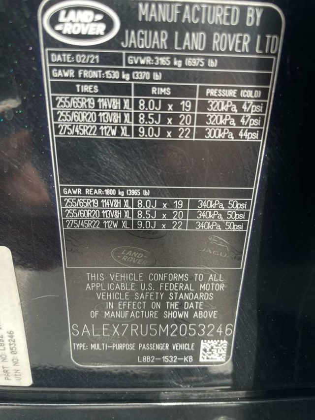 2021 Land Rover Defender 110 X AWD - 22982496 - 19