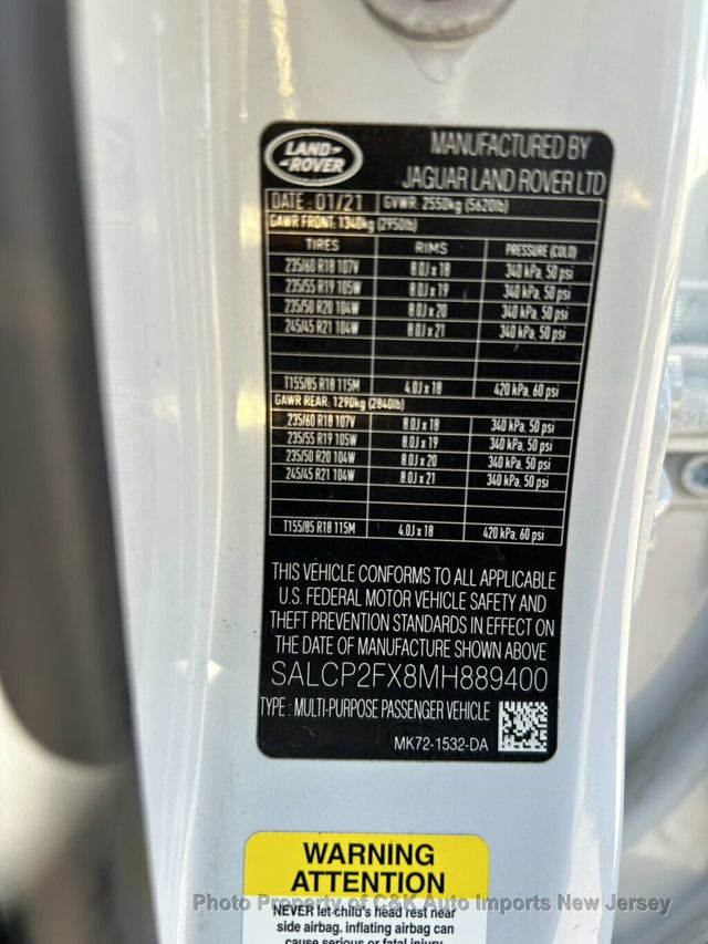 2021 Land Rover Discovery Sport Navi SYS! Back-Up Camera! Meridian Sound! 20" Wheels! Pano Roof! - 23098456 - 62