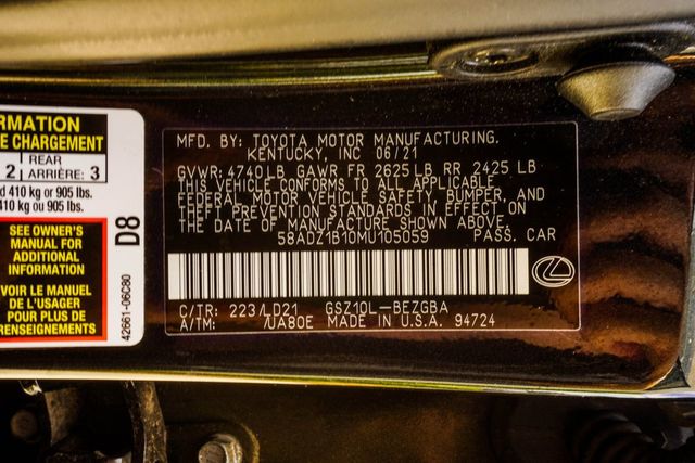 2021 Lexus ES ES 350 FWD - 23020360 - 39