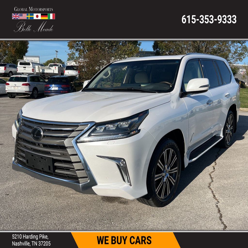 2021 Lexus LX LX-570/3rdRowSeats/LuxuryPkg/HeadsUpDisplay/BlindSpot/NAV - 22936075 - 0