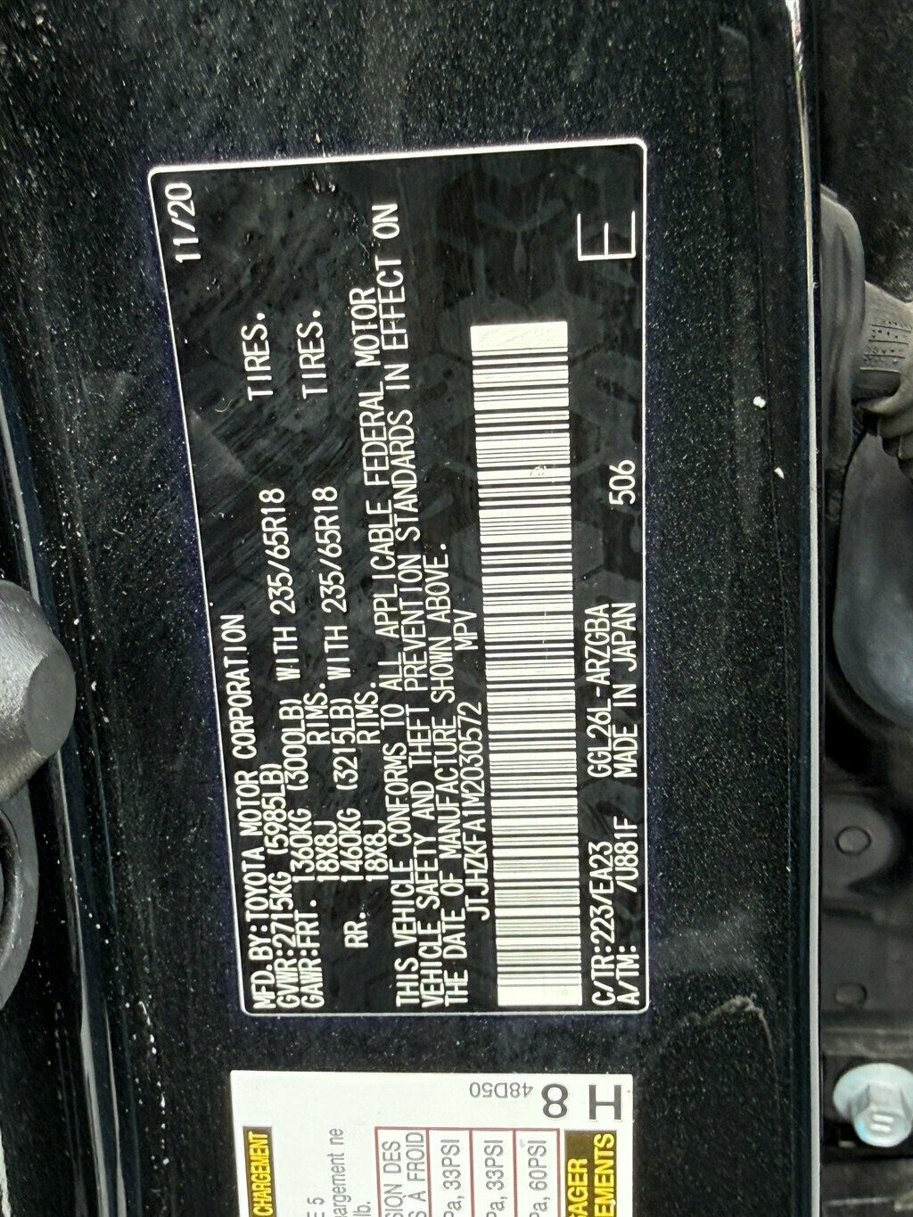 2021 Lexus RX RX 350L AWD - 23061075 - 43