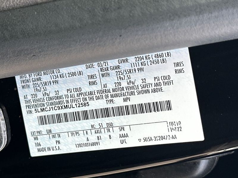 2021 Lincoln Corsair Standard FWD - 22963721 - 22