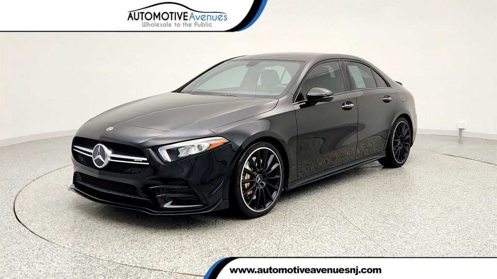 2021 Mercedes-Benz A-Class AMG A 35 4MATIC Sedan with Aerodynamic Pkg & Leather Upholstery - 22973871 | Video 1