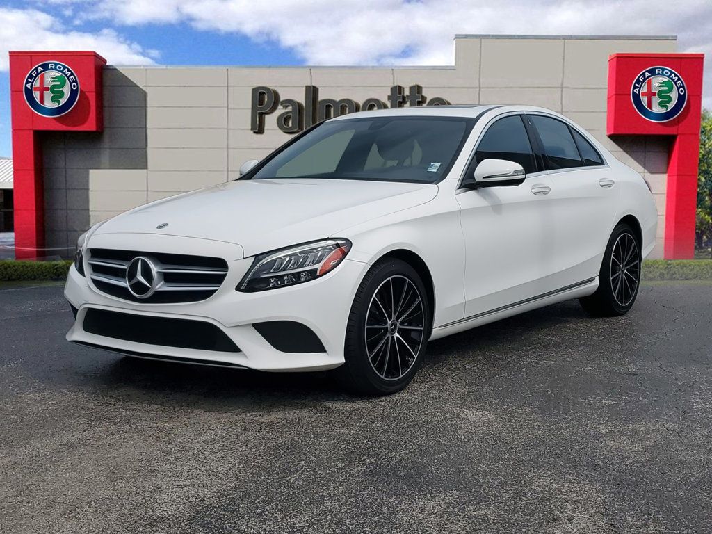 Used 2021 Mercedes-Benz C-Class Sedan C300 with VIN W1KWF8DB9MR634482 for sale in Miami, FL