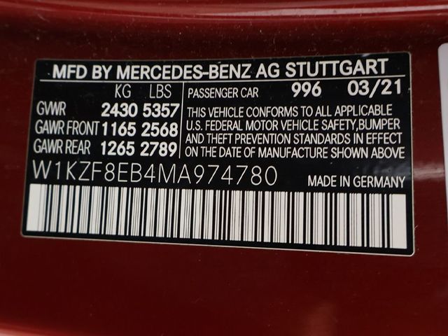 2021 Mercedes-Benz E-Class E 350 4MATIC Sedan - 23018997 - 56