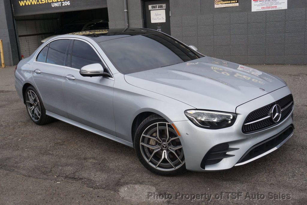 2021 Mercedes-Benz E-Class E 350 4MATIC Sedan AMG LINE PANORAMIC ROOF 360 CAMERAS 19" WHEEL - 22973233 - 1