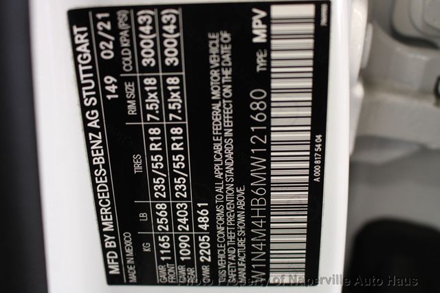 2021 Mercedes-Benz GLB GLB 250 4MATIC SUV - 23052751 - 45