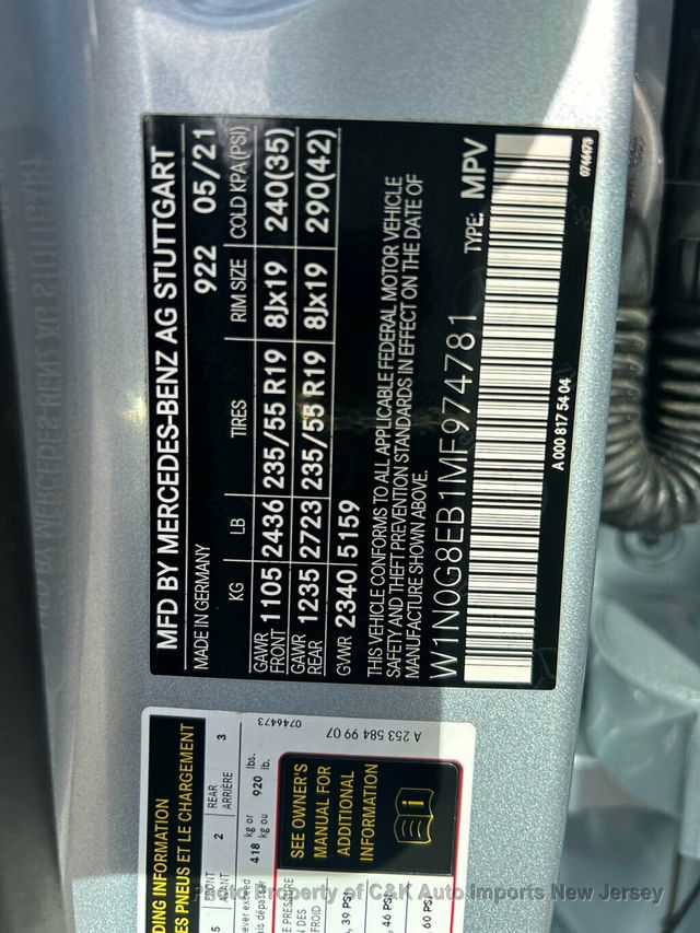 2021 Mercedes-Benz GLC GLC 300 4MATIC,PREMIUM PACKAGE,PANORAMA,SURROUND VIEW SYSTEM - 22932640 - 53