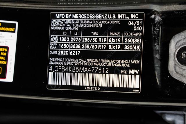 2021 Mercedes-Benz GLE GLE 350 4MATIC SUV - 22999799 - 46