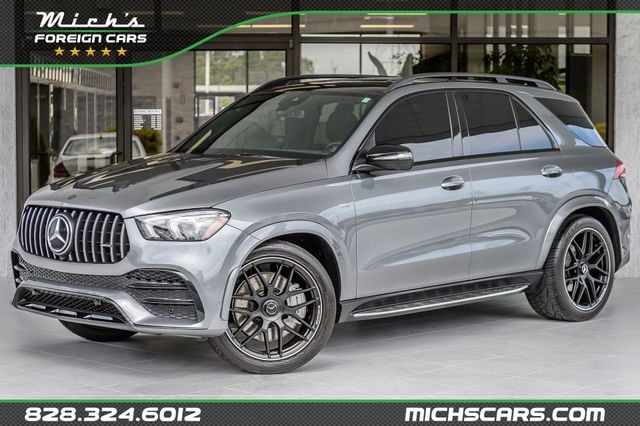 2021 Mercedes-Benz GLE GLE53 4MATIC GRAY ON BLACK NAV BLUETOOTH BACKUP CAM GORGEOUS - 23038826 - 0