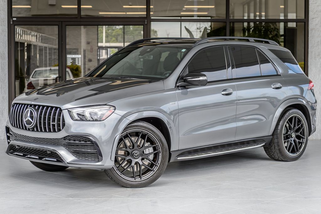 2021 Mercedes-Benz GLE GLE53 4MATIC GRAY ON BLACK NAV BLUETOOTH BACKUP CAM GORGEOUS - 23038826 - 1