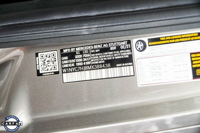 2021 Mercedes-Benz G-Class AMG G 63 4MATIC SUV - 22993140 - 47
