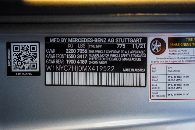 2021 Mercedes-Benz G-Class AMG G 63 4MATIC SUV - 22966231 - 47